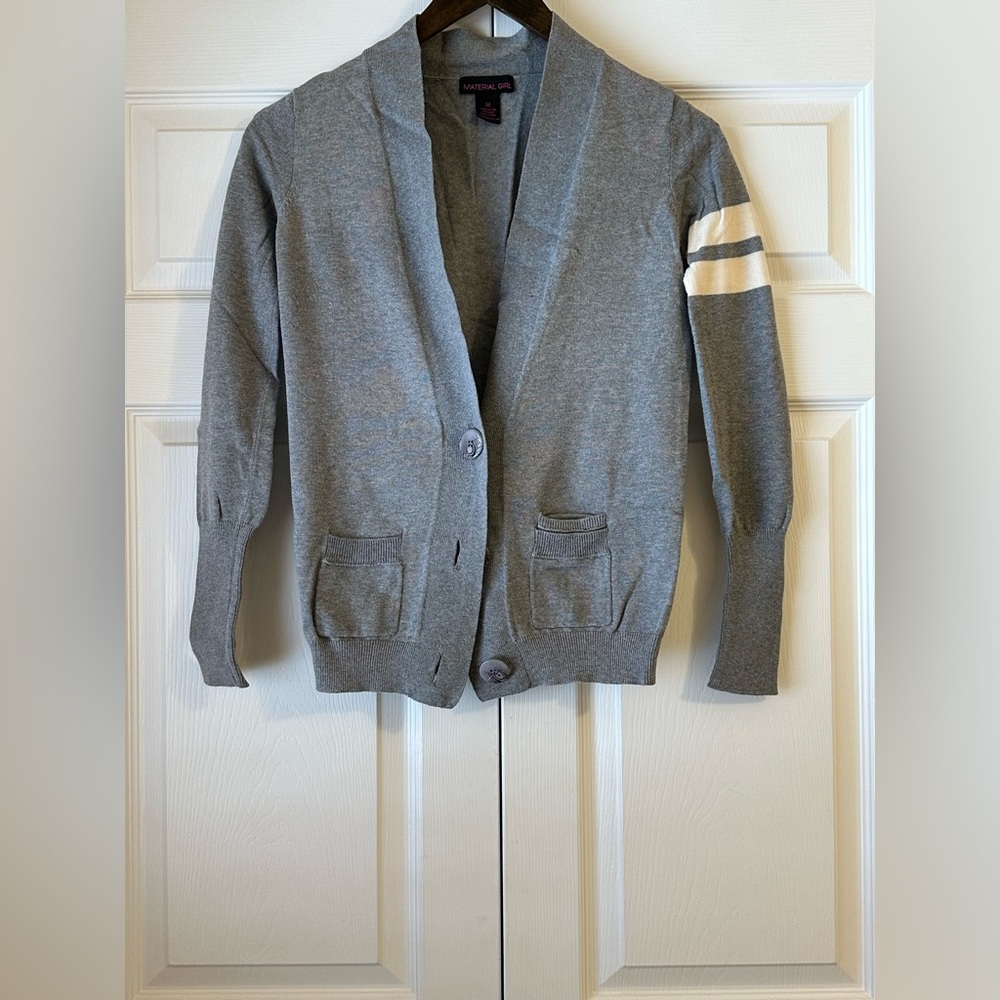 Material Girl Gray Knit Top